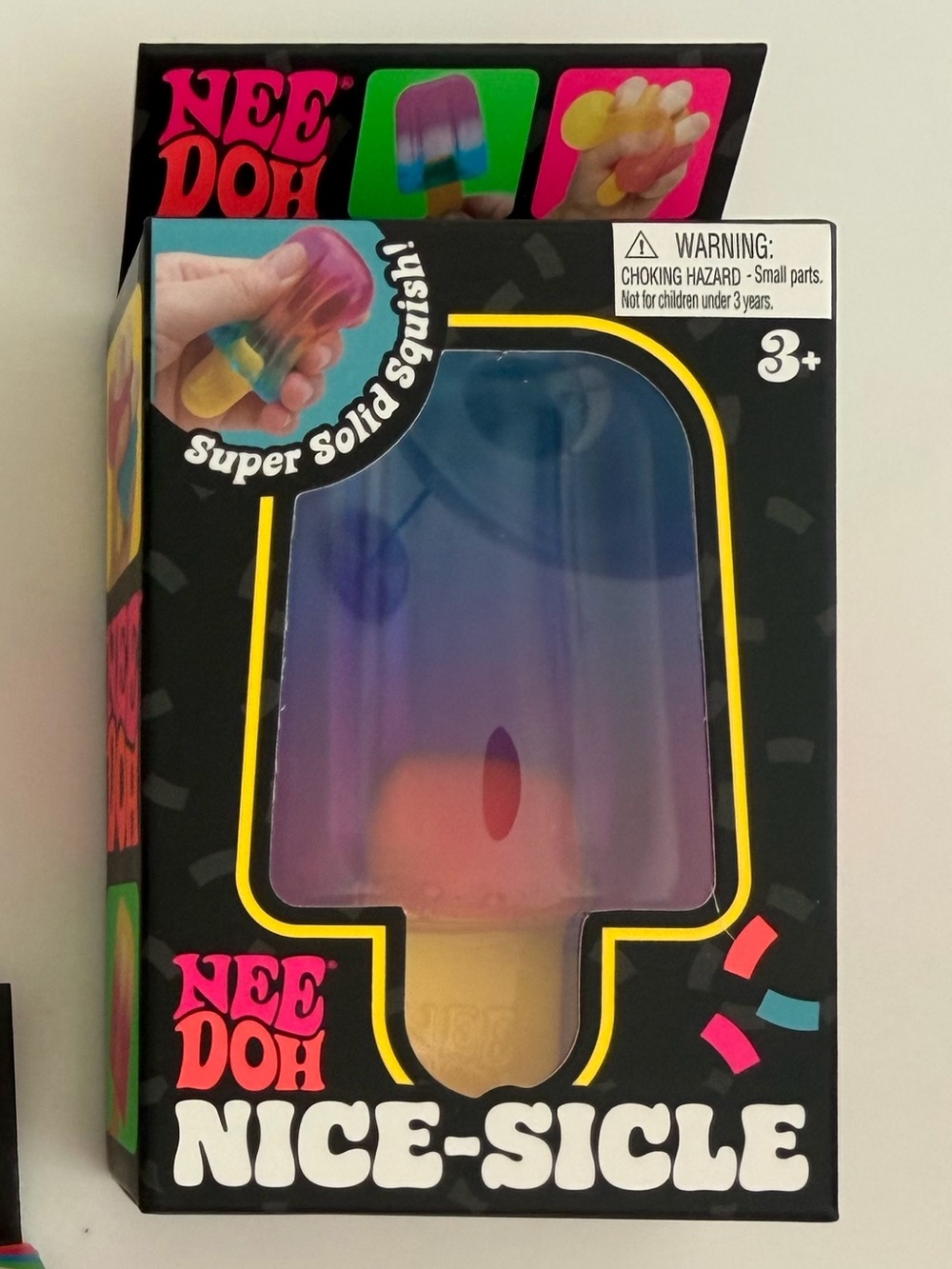 NeeDoh Nice-Sicle Popsicle Squish Toy, New in Box